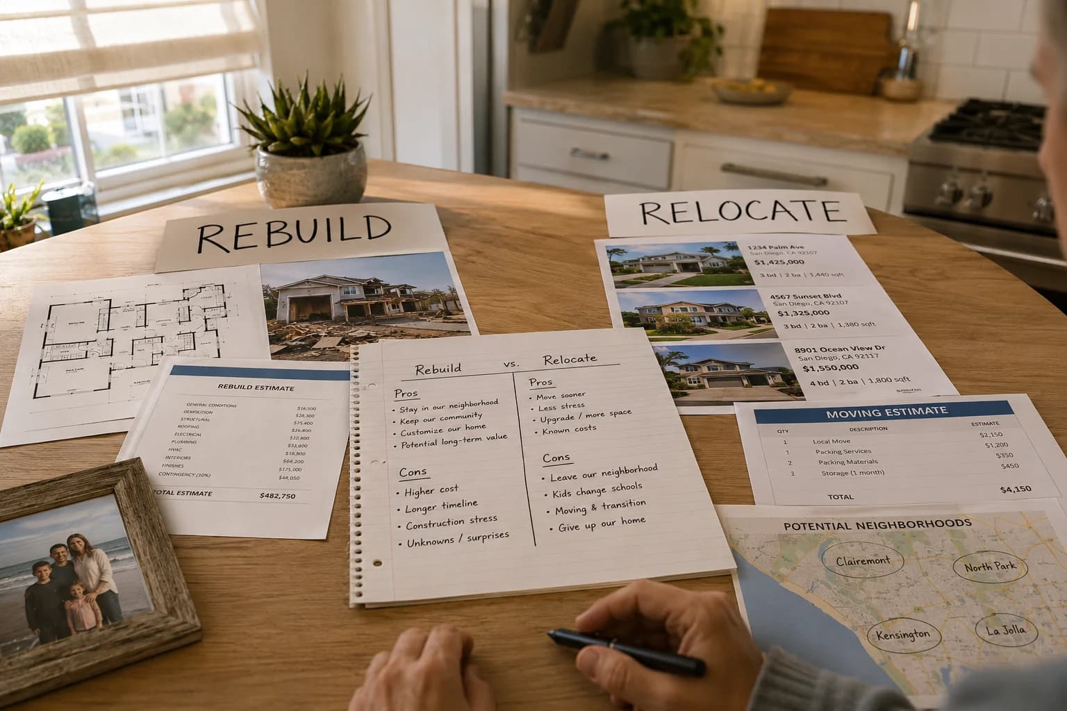 Illustration: Should You Rebuild Or Relocate After Major Property Damage?