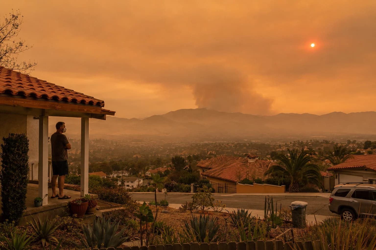 Illustration: SoCal Wildfire Smoke Damage: How It Affects Homes Miles from the Fire